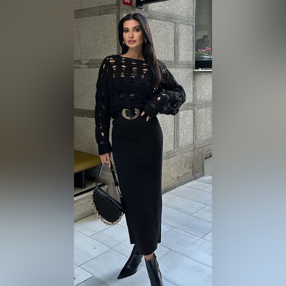 OpenWork knit sweater - Picture 3 of 5